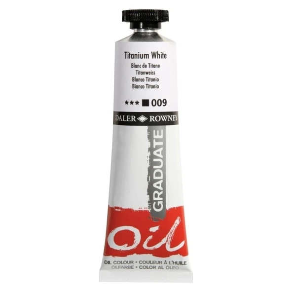 Daler Rowney Yağlı Boya Graduate 38 ML-009 Titanium White ürün görseli