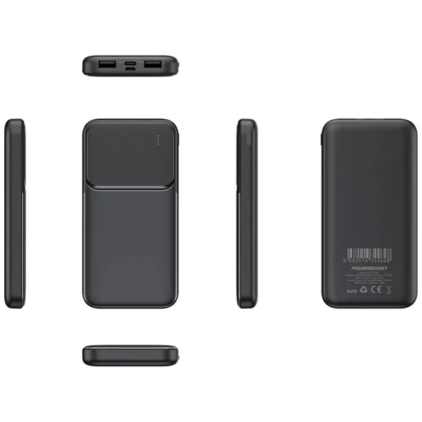 PowerBoost LITE 100B 10000mAh 10W Type-C Out Siyah Taşınabilir Şarj Cihazı Powerbank - 3
