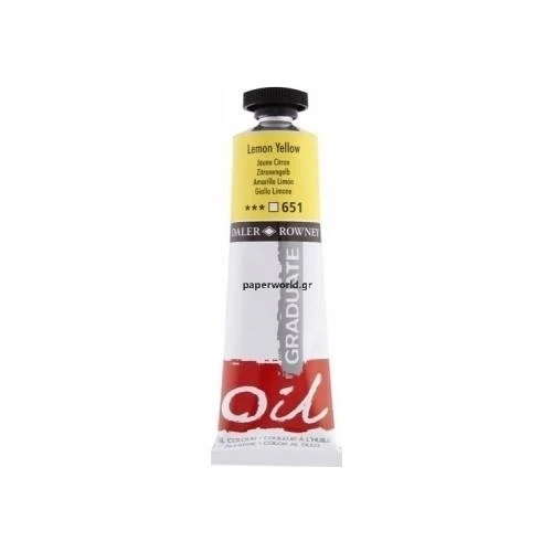 Daler Rowney Yağlı Boya Grad 38Ml-651 Lemon Yellow ürün görseli