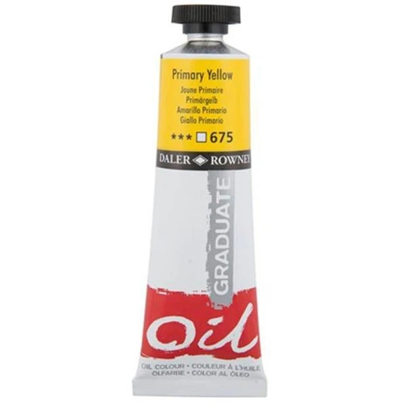 Daler Rowney Graduate Yağlı Boya 38ml 675 Primary Yellow ürün görseli
