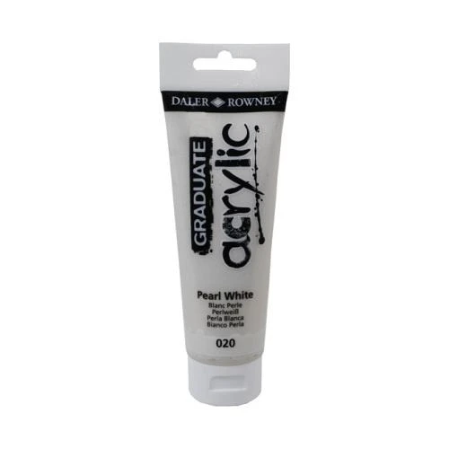 DALER ROWNEY 120 ML GRADUATE AKRİLİK BOYA 020 PEARL WHİTE ürün görseli
