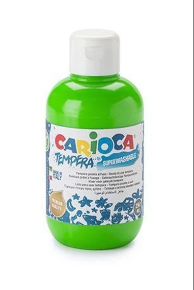 CARİOCA TEMPERA SULUBOYA SÜPER YIKANABİLİR YEŞİL 250 ML. ürün görseli