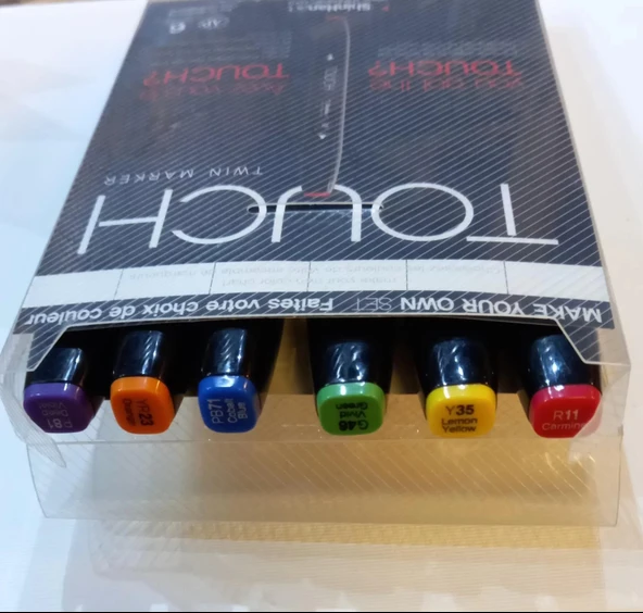 Touch Twin Marker florasan Colors set 6 adet keçeli kalem ürün görseli