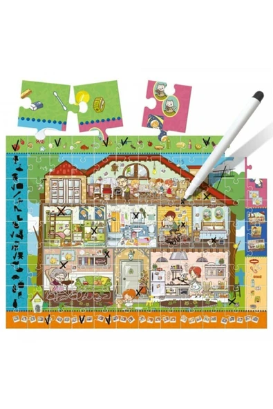 HEADU BRAIN TRAINER PUZZLE (4-8 YAŞ) ürün görseli