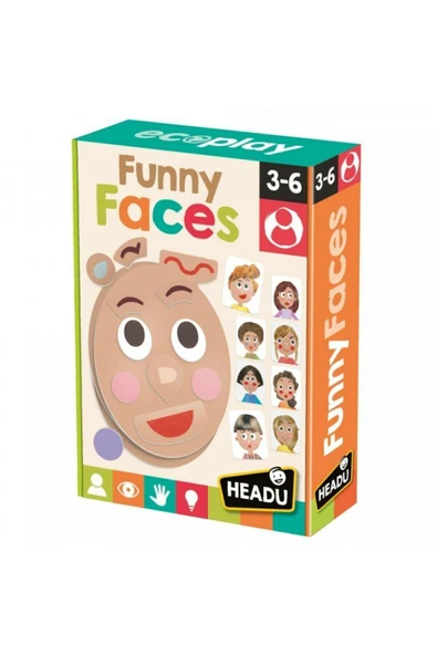 HEADU FUNNY FACES (3-6 YAŞ) ürün görseli
