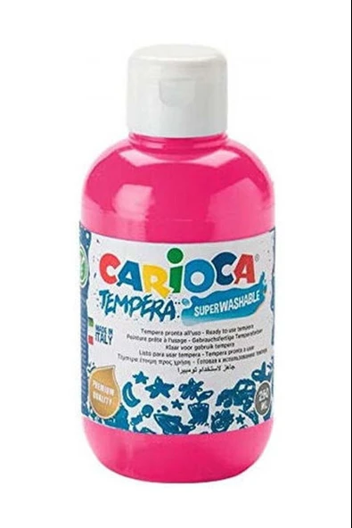 CARİOCA TEMPERA SULUBOYA SÜPER YIKANABİLİR KIRMIZI 250 ML. ürün görseli