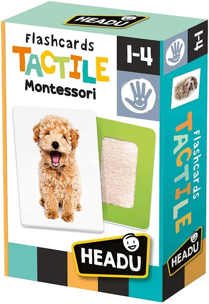HEADU FLASHCARDS TACTILE MONTESSORİ (1-4 YAŞ) ürün görseli