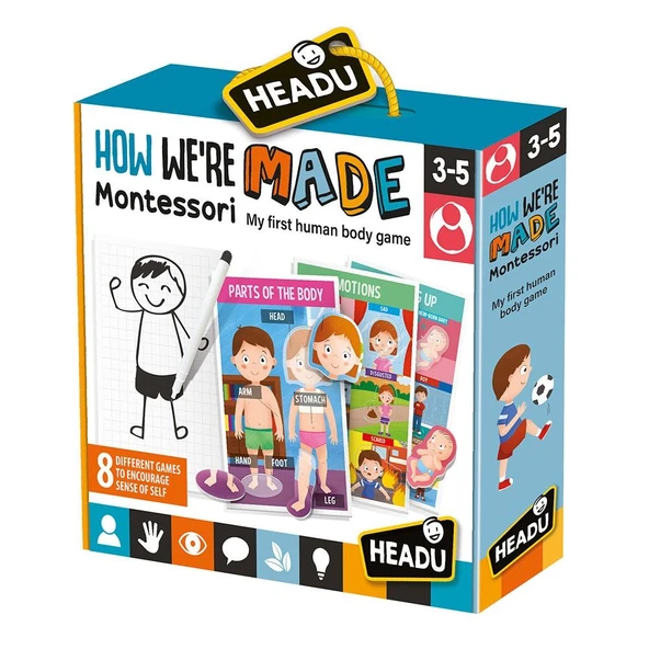 HEADU HOW WE ARE MADE MONTESSORI (3-5 YAŞ) ürün görseli