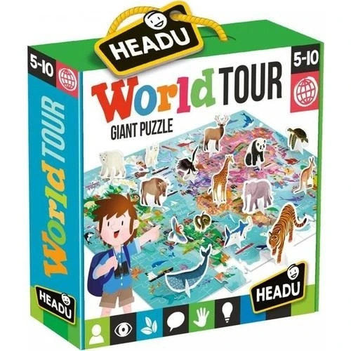 HEADU WORLD TOUR (5-10 YAŞ) Dünya Turu Oyunu ürün görseli