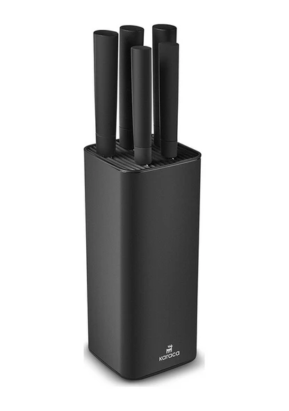 Karaca Grammy Siyah 6 Parça Standlı Bıçak Seti - 3