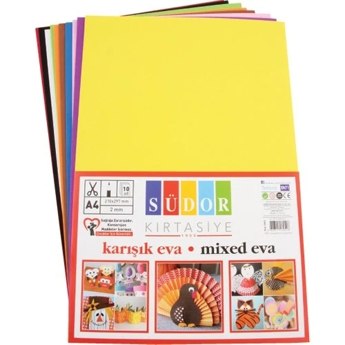 Südor Eva 20X30 Cm 2 Mm 10 Renk Karışık ürün görseli