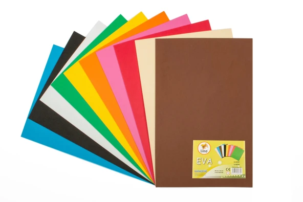 LİNO EVA 20X30 CM.10 RENK 2MM. 10LU PAKET ürün görseli