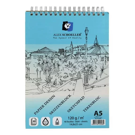 ALX.A4 120 GR 40.LI ESKİZ SPR. BLOK ALX0278 ürün görseli