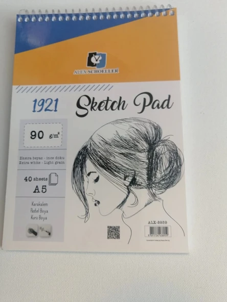 ALX.A5 90 GR SPR SKETCHPAD 40.LI ALX8959 A5 ürün görseli