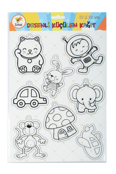 LİNO DESENLİ KÜÇÜLEN KAĞIT (21X30 cm.) ürün görseli