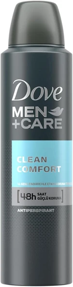 Dove Men Anti-Perspirant Sprey Deodorant Erkek Clean Comfort 48 Saat Güçlü Koruma (150 ml) ürün görseli