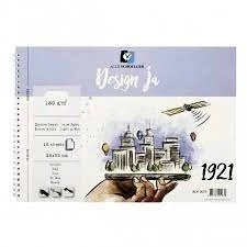 Alex Schoeller Design Ja 1921 Ekstra White Ince Dokulu 180 gr 15 Yaprak Blok 25 x 35 cm ürün görseli