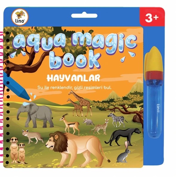 LİNO AQUA MAGİC BOOK HAYVANLAR (SİHİRLİ BOYAMA KİTABI) ürün görseli