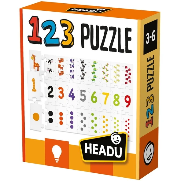HEADU 123 PUZZLE (3-6 YAŞ) ürün görseli