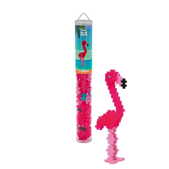 PLUS-PLUS FLAMINGO / 100 PCS TUBE ürün görseli