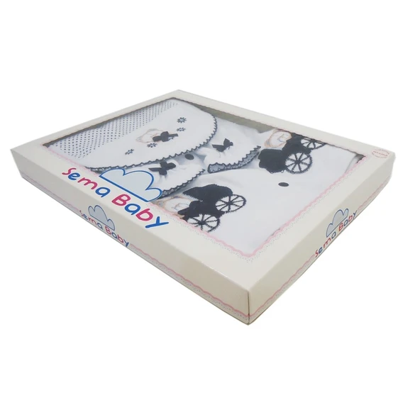 Sema Baby 5'li Set - Mavi - Resim 2