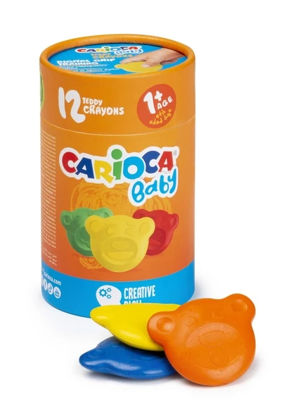 CARİOCA TEDDY BEBEK CRAYONS 12Lİ +1 YAŞ ürün görseli