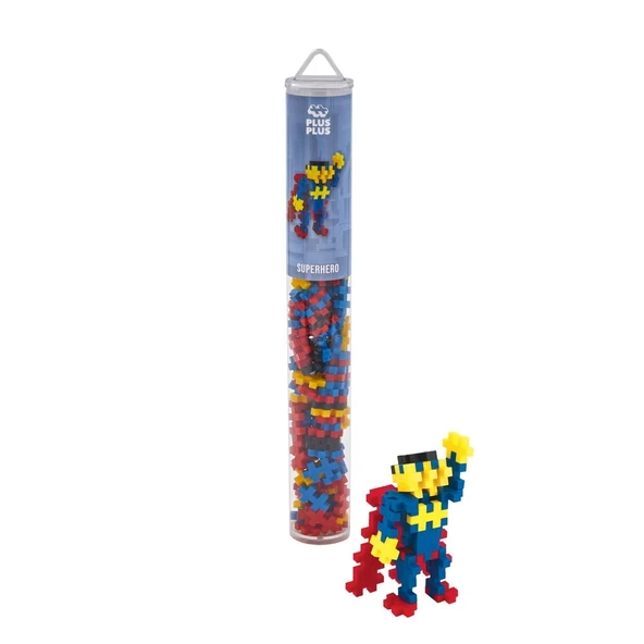 PLUS-PLUS SUPERHERO / 100 PCS TUBE ürün görseli