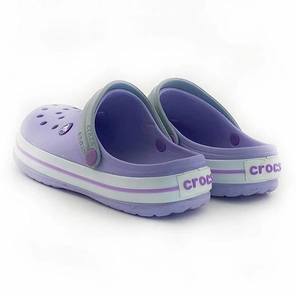 Crocs Crocband Lila Gri Kadın Terlik - 4
