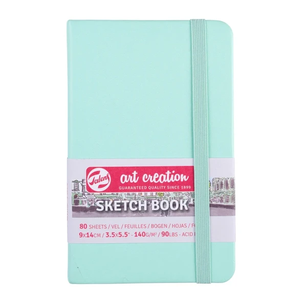 Talens Art Creation Sketch Book Eskiz Defteri 80 Yaprak 140 g 13x21 cm Taze Nane yeşil ürün görseli