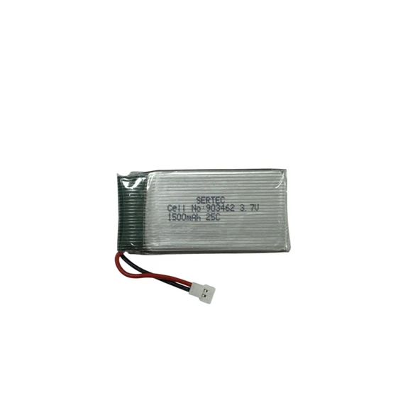 903462 / 3,7V - 1500mAh. - 25C  BEYAZ SOKET