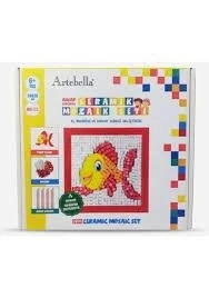 MS-22 Çocuk Ahşap Çerçeveli Seramik Mozaik Set 20x20 cm ürün görseli