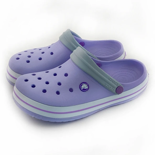 Crocs Crocband Lila Gri Kadın Terlik - 3