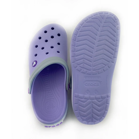 Crocs Crocband Lila Gri Kadın Terlik - 6