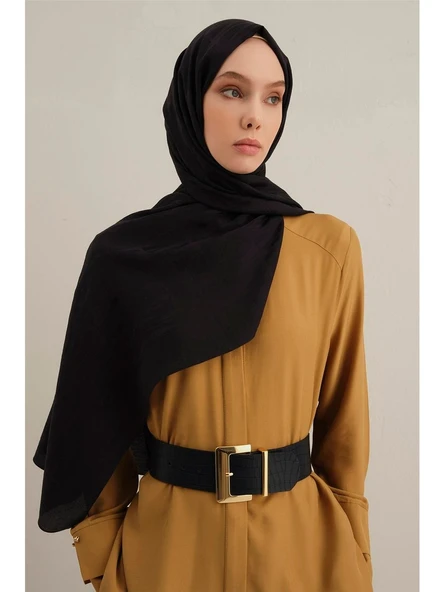 Lyocell Naia Çubuk Desen Şal 3 - Resim 7