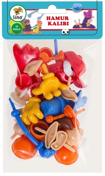LİNO OYUN HAMURU KALIBI 26 PARÇA ürün görseli