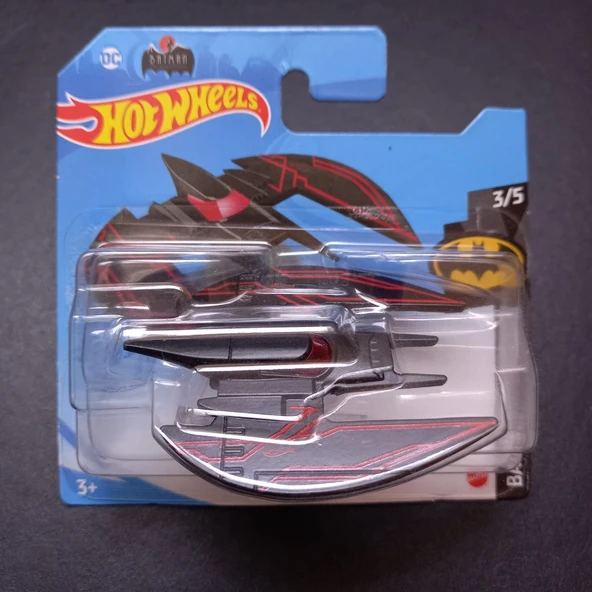 Escoines 39963688e004fc7796 HotWheels 1/64 2021 BATMAN BATPLANE 3/5