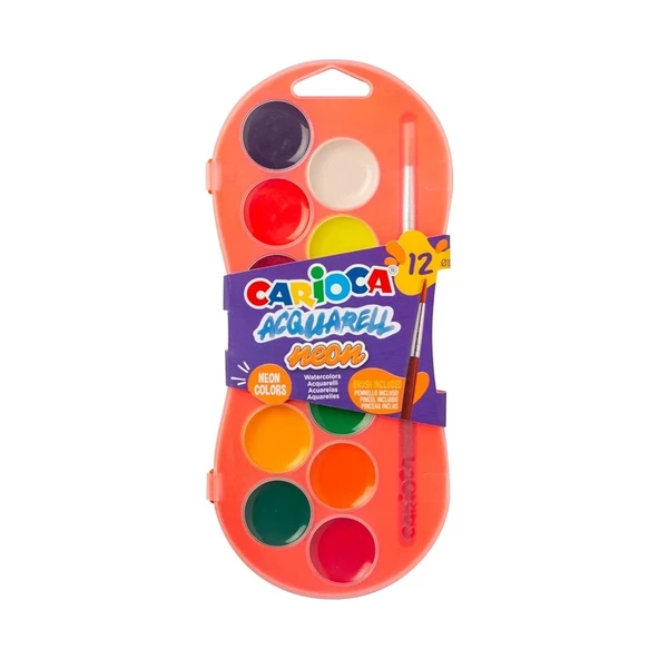 CARİOCA SULU BOYA 30 MM.12'Lİ NEON ürün görseli