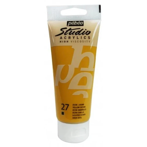 Pebeo Studio Akrilik Boya 100ml - 27 Yellow Ochre ürün görseli