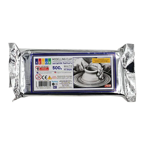 Südor Seramik Kil 250 g  Beyaz ürün görseli