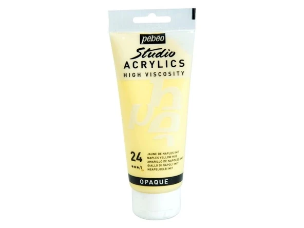 Pebeo Studio Akrilik Boya 100 ml Naples Yellow 24 ürün görseli