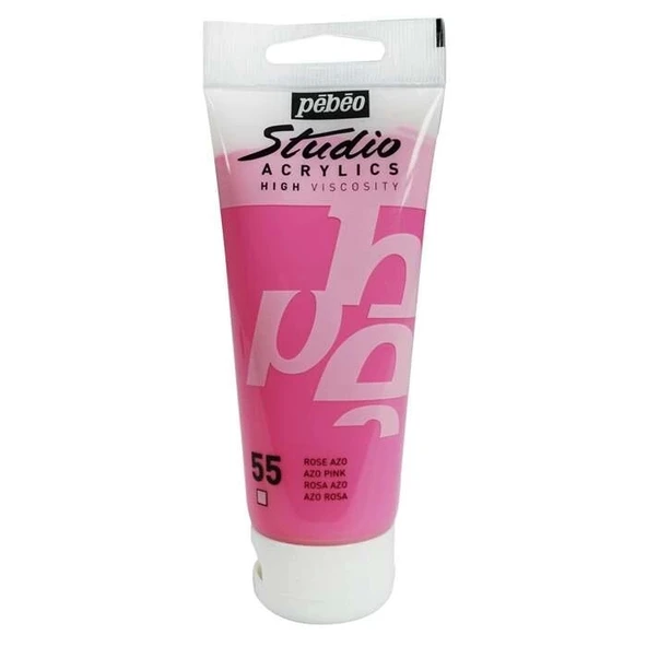 Pebeo Studio Akrilik Boya 100 ml Azo Pink 55 ürün görseli 1