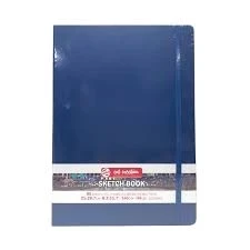 Talens Art Creation Sketchbook Sert Kapak Eskiz Defteri 80 Yaprak 140 gr 21 x 29,7 cm Navy Blue ürün görseli