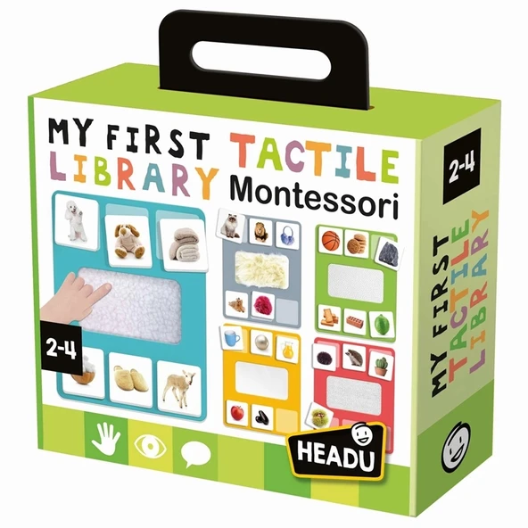 HEADU MY FIRST TACTILE LIBRARY MONTESSORI (2-4 YAŞ) - 1