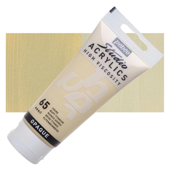 Pebeo Yüksek Viskoziteli Akrilik Boyalar - Buff Titanyum, 100 ml ürün görseli