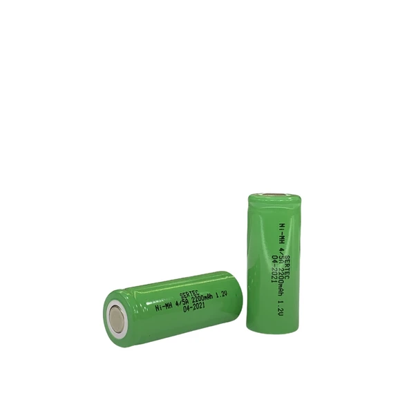 1.2V 2200 Mah - 4/5A - Ni-MH Şarjlı Pil - (Başsız / Flat Head)