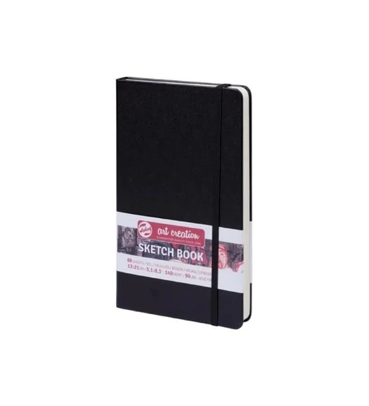 Talens Art Creation Sketch Book 140Gr. 13x21cm - Siyah ürün görseli