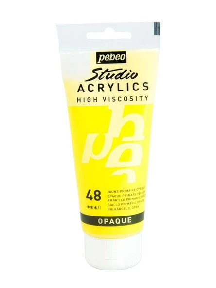 Pebeo 100 Ml Akrilik Boya Yüksek Yoğunluklu Opak Sarı 48 ürün görseli