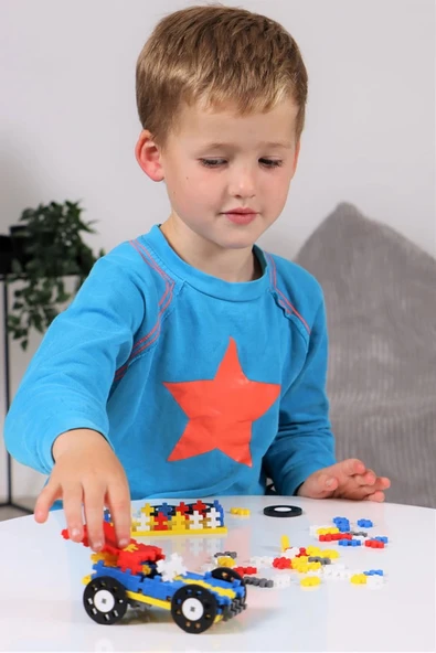 PLUS-PLUS COLOR CARS HERO / 200 PCS TUBE - Resim 2