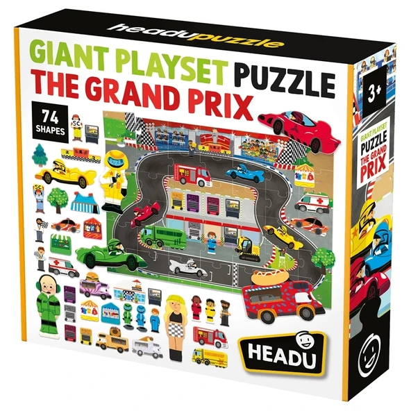GIANT PLAYSET PUZZLE THE GRAND PRIX - 1
