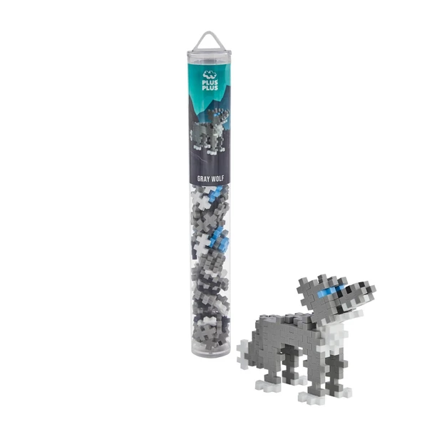 PLUS-PLUS WOLF / 100 PCS TUBE ürün görseli 1